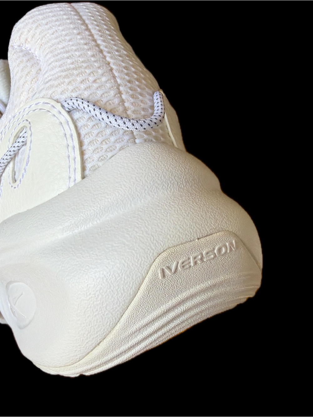 Reebok A.I. SOLUTION Mid White & Yellow Athletic Sneakers *NEW* men’s size 11 🦅 - Picture 14 of 15